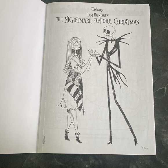 The Nightmare Before Christmas Coloring Activity Book - Picture 2 of 5